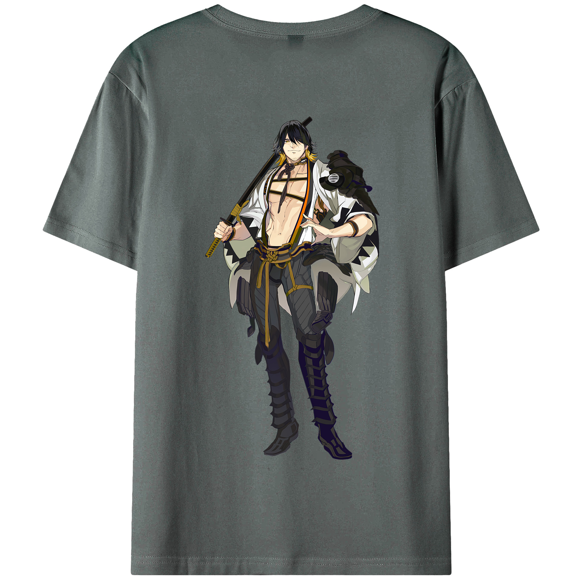 （画像用） 刀剣乱舞 Touken Ranbu 綿100％半袖Tシャツ（背面プリント）